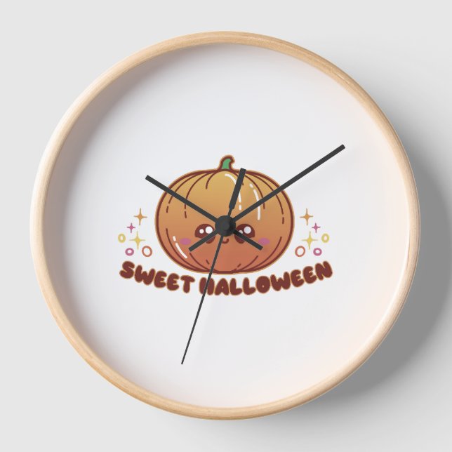 Halloween pumpkin                       clock (Front)