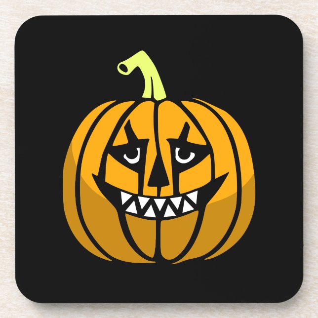 Halloween Pumpkin Coaster (Front)