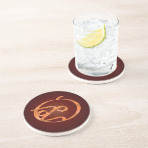 Halloween pumpkin coaster