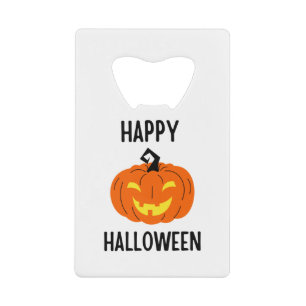 Halloween Pumpkin Credit Card Bottle Opener