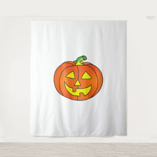 Halloween Pumpkin Cute Witch Chicken Tapestry