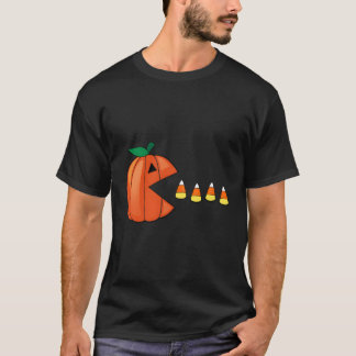 Halloween Pumpkin Eating Candy Corn T-Shirt