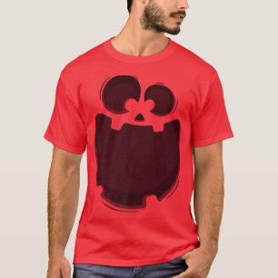 Halloween Pumpkin Face JackOLantern Face T-Shirt