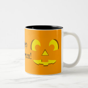 Halloween Pumpkin Face Mug