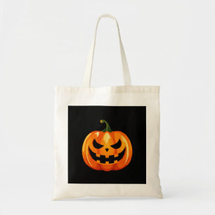 Halloween Pumpkin Face Scary Tote Bag