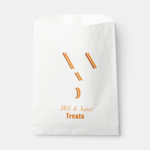 Halloween Pumpkin Face Treats Favour Bag