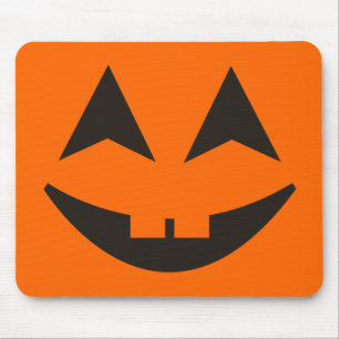 Halloween Pumpkin Faces Mousepad 1