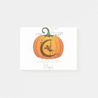 Halloween Pumpkin Fairy design Post-it Notes