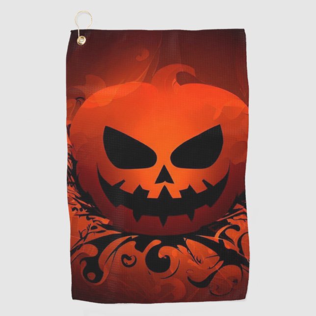 Halloween/Pumpkin/fall/autumn Golf Towel (Front)