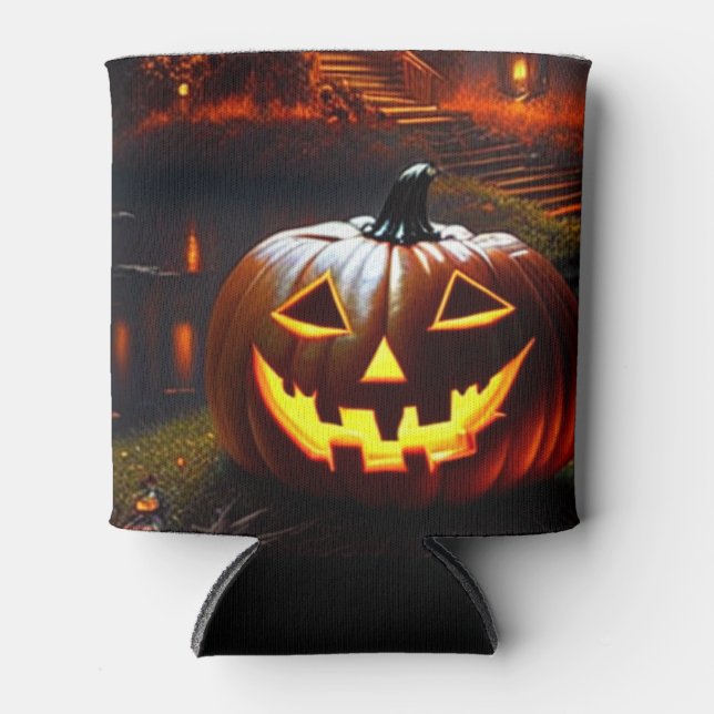 Halloween/Pumpkin/Fall  Can Cooler (Front)