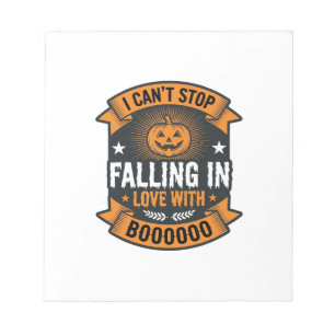 Halloween Pumpkin Falling In Love Vintage Shirt De Notepad