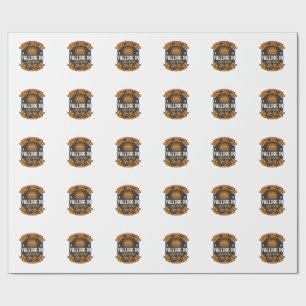 Halloween Pumpkin Falling In Love Vintage Shirt De Wrapping Paper