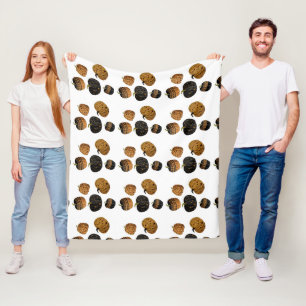 Halloween pumpkin fleece blanket