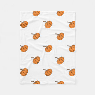 Halloween pumpkin fleece blanket