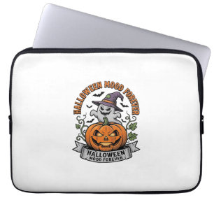 Halloween Pumpkin Ghost Vintage Engraving Shirt_1 Laptop Sleeve