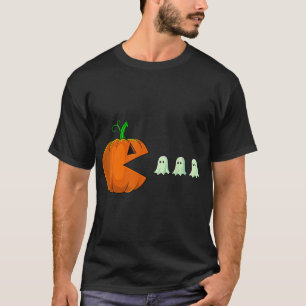 Halloween Pumpkin Ghosts Boys Kids Women Men  T-Shirt