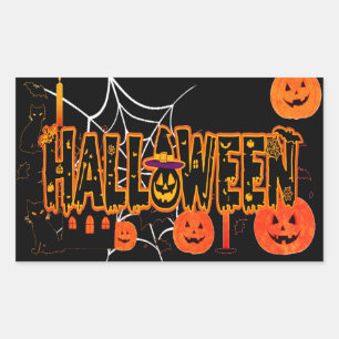Halloween Pumpkin Gift Sticker