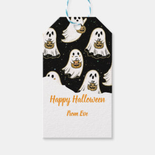 Halloween Pumpkin Gift Tags