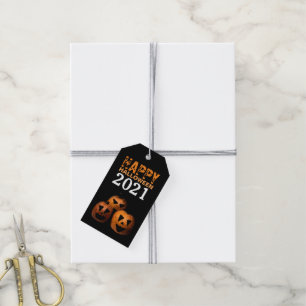 Halloween Pumpkin Gift Tags