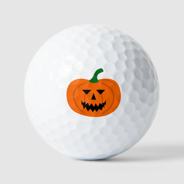 Halloween Pumpkin Golf Balls (Front)