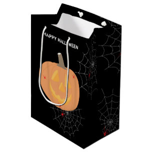Halloween Pumpkin Happy Halloween Medium Gift Bag