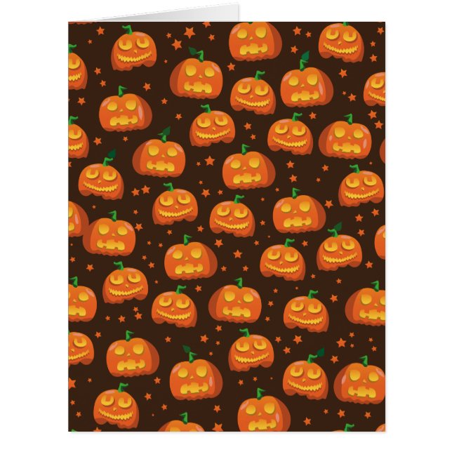 Halloween Pumpkin head pattern. (Front)