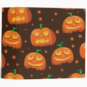 Halloween Pumpkin head pattern. Binder