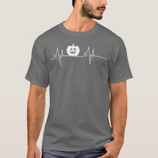 Halloween Pumpkin Heartbeat family T-Shirt
