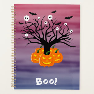 Halloween Pumpkin Jack o’ Lantern Dead Tree Planner