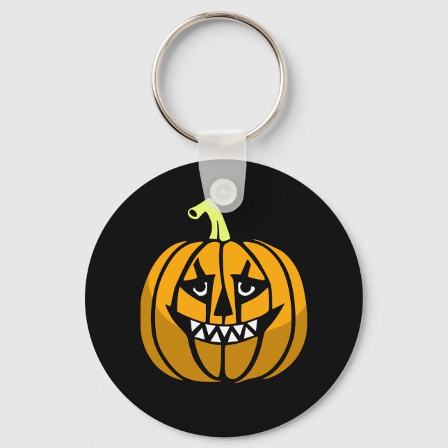 Halloween Pumpkin Keychain (Front)