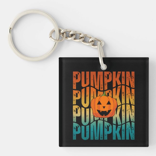 HALLOWEEN PUMPKIN KEYCHAIN (Front)