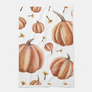 Halloween pumpkin kitchen towel