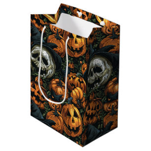 Halloween Pumpkin  Medium Gift Bag