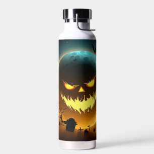 Halloween/pumpkin/moon/fall Water Bottle