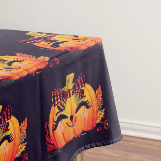 HALLOWEEN PUMPKIN MS. PRETTY TABLECLOTH