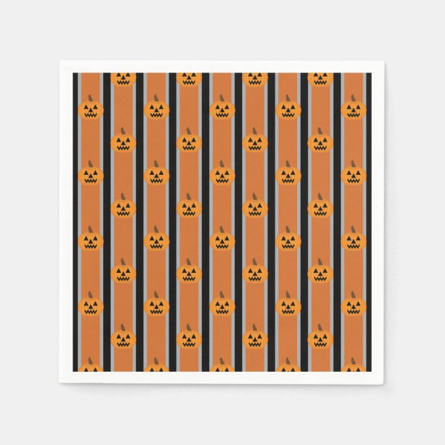 Halloween Pumpkin Napkin (Front)