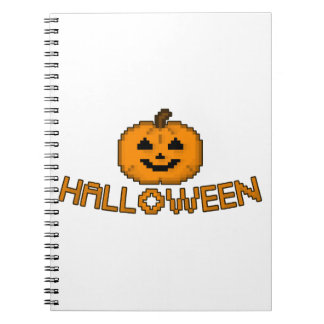 Halloween pumpkin notebook