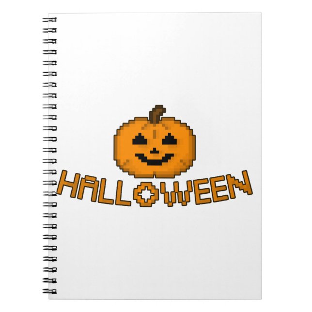 Halloween pumpkin          notebook (Front)