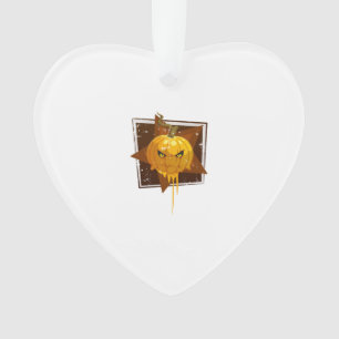 Halloween pumpkin ornament