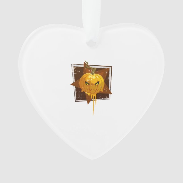 Halloween pumpkin                                  ornament (Front)