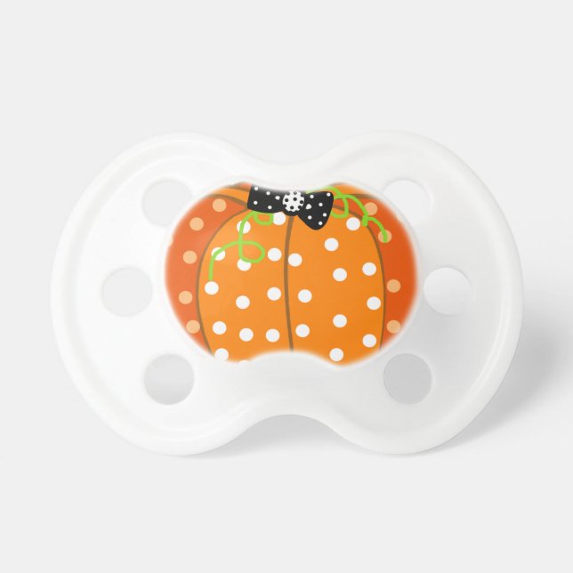 Halloween Pumpkin Pacifier (Front)