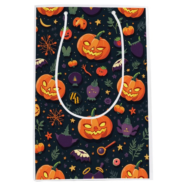 halloween pumpkin paper bag (Front)