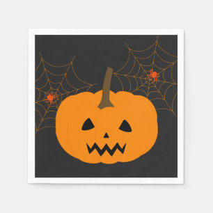 Halloween Pumpkin Paper Napkin