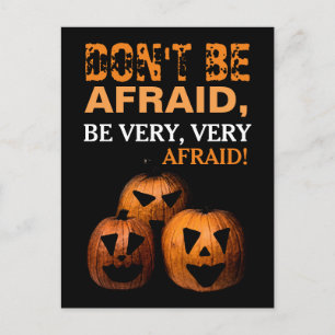 Halloween Pumpkin Party Invitation Postcard