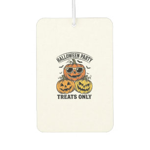 Halloween Pumpkin Party Vintage Jack O Lantern Shi Air Freshener