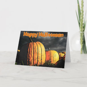 Halloween Pumpkin Patch Card