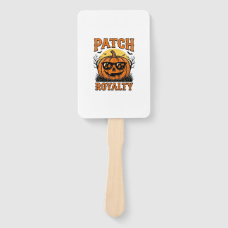 Halloween Pumpkin Patch Vintage Jack O Lantern Shi Hand Fan