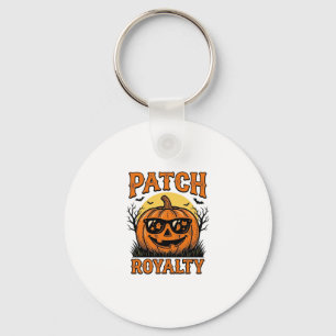 Halloween Pumpkin Patch Vintage Jack O Lantern Shi Keychain