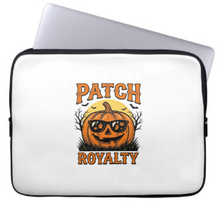 Halloween Pumpkin Patch Vintage Jack O Lantern Shi Laptop Sleeve