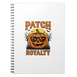 Halloween Pumpkin Patch Vintage Jack O Lantern Shi Notebook